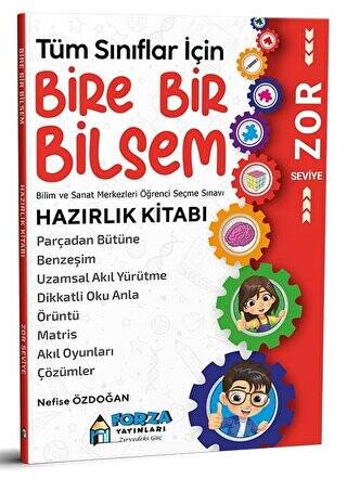 2022 Tüm Sınıflar İçin Bire Bir Bilsem Zor Seviye Hazırlık Kitapları - 1