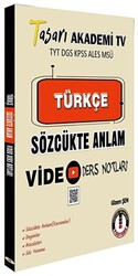 Türkçe Cümlede Analitik Video Ders Notları 3 - 1