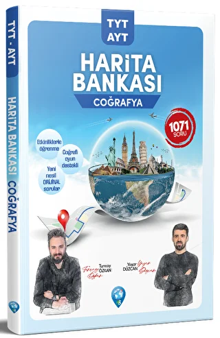 2022 TYT - AYT Coğrafya Harita Bankası - 1