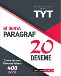 TYT Bi Dünya Paragraf 20 Deneme - 1