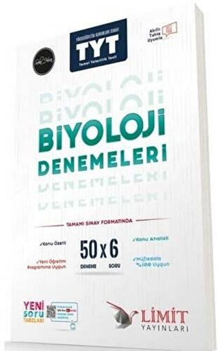 2022 TYT Biyoloji 50x6 Denemeleri - 1