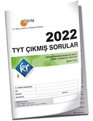 2022 TYT Çıkmış Sorular Tıpkı Basım Kitapçığı - 1