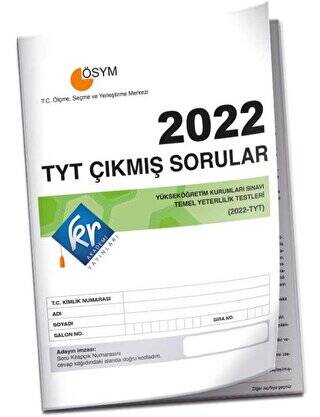 2022 TYT Çıkmış Sorular Tıpkı Basım Kitapçığı - 1