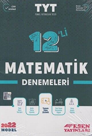 2022 TYT Matematik 12 li Denemeleri - 1