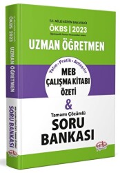 2023 Uzman Öğretmen MEB Çalışma Kitabı Özeti ve Tamamı Çözümlü Soru Bankası - 1