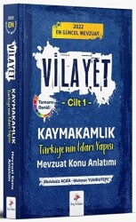 2022 Vilayet Kaymakamlık Türkiye`nin İdari Yapısı Mevzuat Konu Anlatımı Cilt 1 - 1