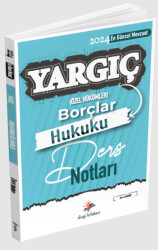 Yargıç Hakimlik ve HMGS Borçlar Özel Hükümler Hukuku Ders Notları - 1