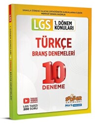 2023 8. Sınıf LGS 1. Dönem Türkçe 10`lu Branş Deneme - 1