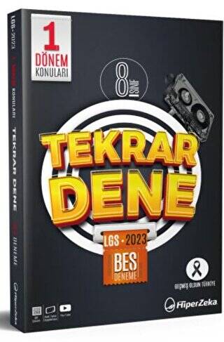 2023 8. Sınıf LGS Tekrar Dene 5 Deneme - 1. Dönem Konuları - 1