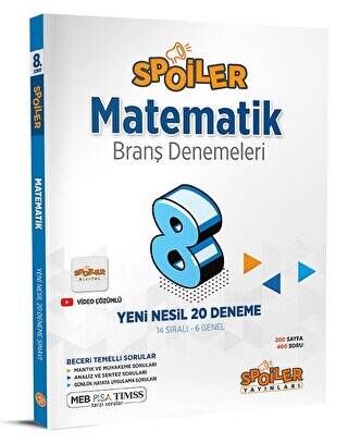 2023 8. Sınıf Matematik Branş Denemeleri - 1