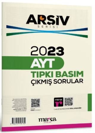 2023 AYT Arşiv Servisi Çıkmış Sorular Tamamı Video Çözümlü - 1