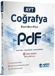 2023 AYT Coğrafya PDF Planlı Ders Föyü - 1