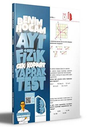 2023 AYT Fizik Çek Kopar Yaprak Test - 1