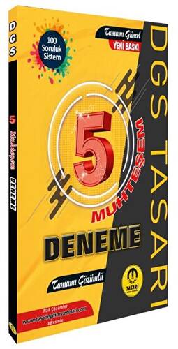 DGS 5 Muhteşem Çözümlü Deneme - 1