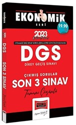 2023 DGS Ekonomik Seri Tamamı Çözümlü Son 3 Yıl Çıkmış Sınav Soruları - 1