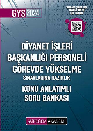 2024 Diyanet İşleri Başkanlığı Personeli Görevde Yükselme Sınavlarına Hazırlık Konu Anlatımlı Soru B - 1