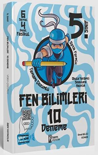 2023 İSEM 5. Sınıf Fen Bilimleri 10 Deneme - 1