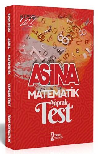 2023 İSEM KPSS Aşina Matematik Çek Kopart Yaprak Test - 1