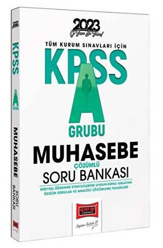 2023 KPSS A Grubu Muhasebe Tamamı Çözümlü Soru Bankası - 1