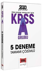 2023 KPSS A Grubu Tüm Dersler Tamamı Çözümlü 5 Deneme Sınavı - 1