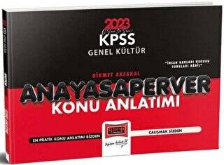 2023 KPSS Anayasa Anayasaperver Konu Anlatımı Yargı Yayınları - 1