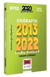 2023 KPSS Coğrafya 2013-2022 Tamamı Çözümlü Çıkmış Sorular Yargı Yayınları - 1