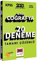 2023 KPSS Coğrafya Tamamı Çözümlü 20 Deneme - 1