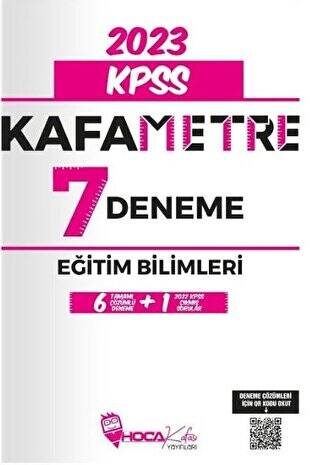 2023 KPSS Eğitim Bilimleri Kafametre 7 Deneme Çözümlü - 1