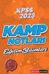 2023 KPSS Eğitim Bilimleri Kamp Notları - 1