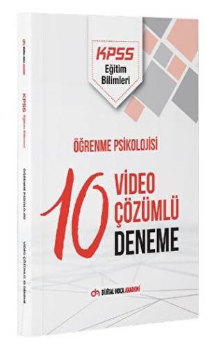 KPSS Eğitim Bilimleri Öğrenme Psikolojisi Video Çözümlü 10 Deneme Akademi - 1