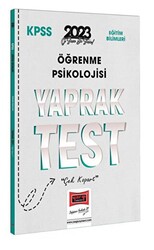 2023 KPSS Eğitim Bilimleri Öğrenme Psikolojisi Yaprak Test - 1