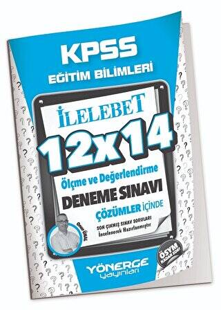 KPSS Eğitim Bilimleri Ölçme ve Değerlendirme 12x14 Deneme Çözümlü - 1