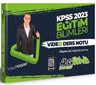 2023 KPSS Eğitim Bilimleri Ölçme ve Değerlendirme Video Ders Notları - 1