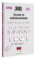 2023 KPSS Eğitim Bilimleri Ölçme ve Değerlendirme Yaprak Test - 1