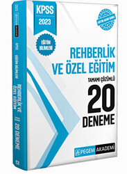 2023 KPSS Eğitim Bilimleri Rehberlik ve Özel Eğitim 20 Deneme - 1