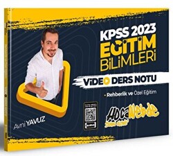 2023 KPSS Eğitim Bilimleri Rehberlik ve Özel Eğitim Video Ders Notları - 1