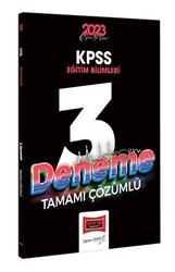 2023 KPSS Eğitim Bilimleri Tamamı Çözümlü Muhteşem 3 Deneme Sınavı - 1