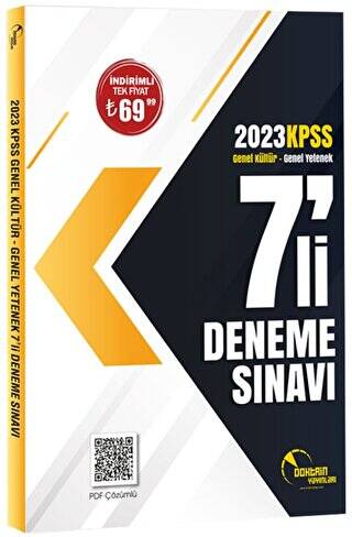 2023 KPSS Genel Kültür Yetenek 7 li Deneme Sınavı Doktrin Yayınları - 1