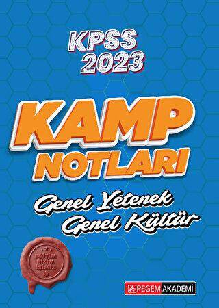 2023 KPSS Genel Yetenek Genel Kültür Kamp Notları - 1