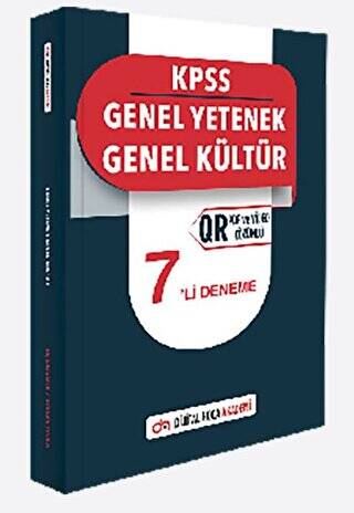 KPSS Genel Yetenek - Genel Kültür QR Çözümlü 7 Deneme - 1