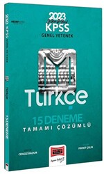 2023 KPSS Genel Yetenek Hedef IYI Serisi Türkçe Tamamı Çözümlü 15 Deneme - 1