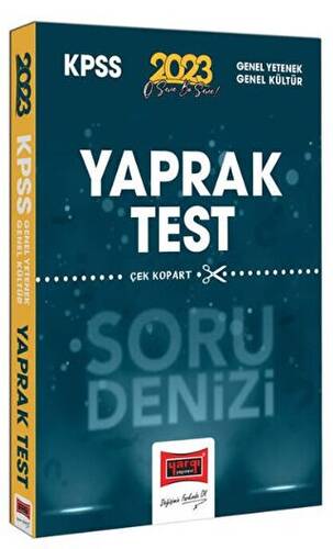 2023 KPSS GK-GY Soru Denizi Çek Kopart Yaprak Test Yargı Yayınları - 1