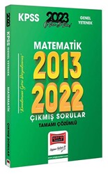 2023 KPSS Matematik 2013-2022 Tamamı Çözümlü Çıkmış Sorular Yargı Yayınları - 1