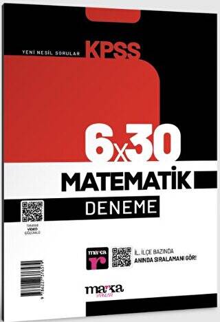 2025 KPSS Matematik 6x30 Deneme Tamamı Video Çözümlü - 1