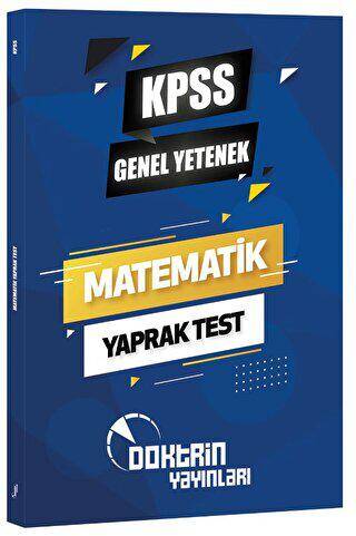 KPSS Matematik Yaprak Test - 1