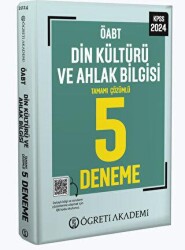 2024 KPSS ÖABT Din Kültürü ve Ahlak Bilgisi Tamamı Çözümlü 5 Deneme - 1