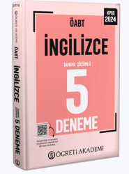 2024 KPSS ÖABT İngilizce Tamamı Çözümlü 5 Deneme - 1