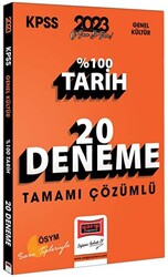 2023 KPSS Tarih Tamamı Çözümlü 20 Deneme - 1