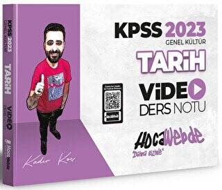 2023 KPSS Tarih Video Ders Notu - 1