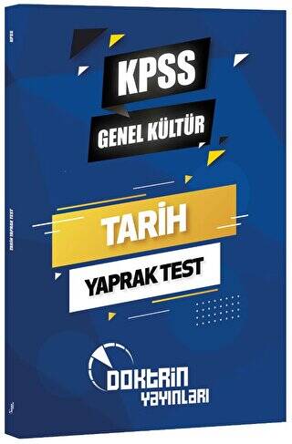 KPSS Tarih Yaprak Test - 1